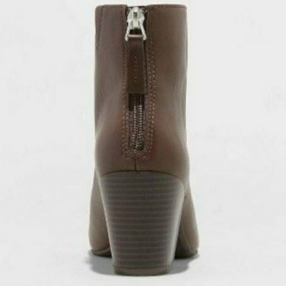 WOMEN'S BREN FAUX LEATHER ANKLE BOOTIES BOOTS - Picture 3 of 3